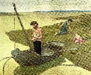 Pierre Puvis de Chavannes den fattige fiskaren oil on canvas